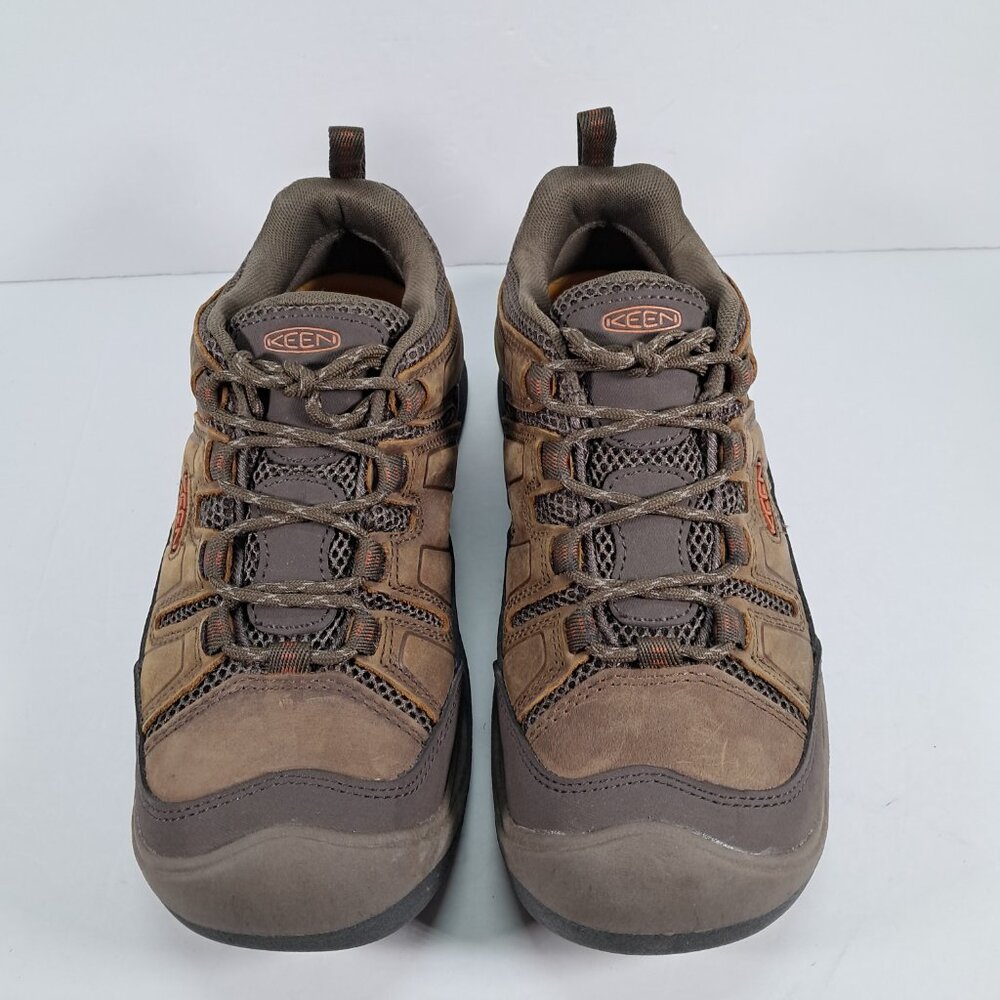 KEEN Circadia Vent Shoes Men 8 Brown Leather Waterproof Hiking Gorpcore 102678